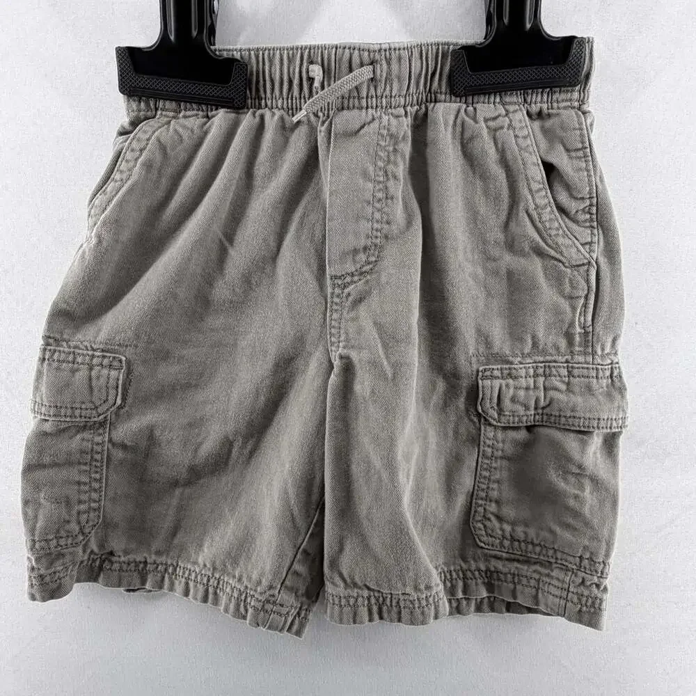 1370 OshKosh B'gosh Boys Gray Cargo Shorts Size Boys 8